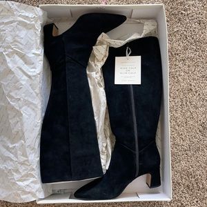 Alex Marie Pamilla Black suede boots 8.5